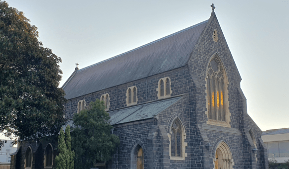 Victorian bluestone church
