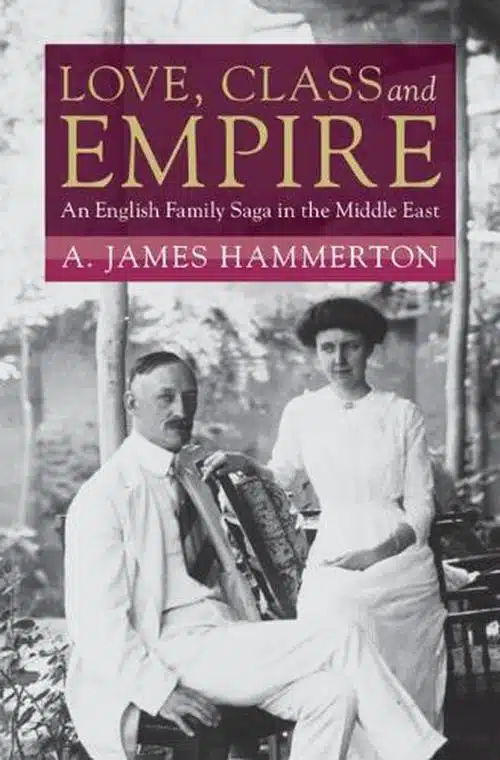 Book cover for Love, Class, and Empire, featuring a black and white photo of a man and a white.